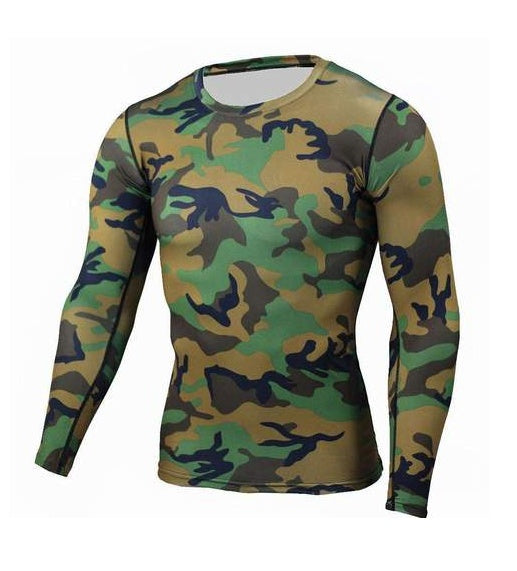 Langarm-Kompressionsshirt - Blitz-Design