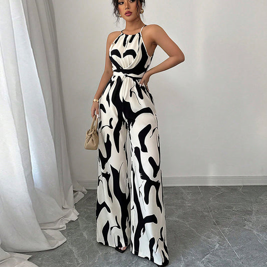 Pulse94 - eleganter Jumpsuit mit schwarzen Design