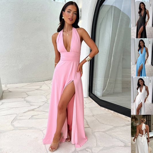 Pulse94 - Sommerkleid mit V-Ausschnit