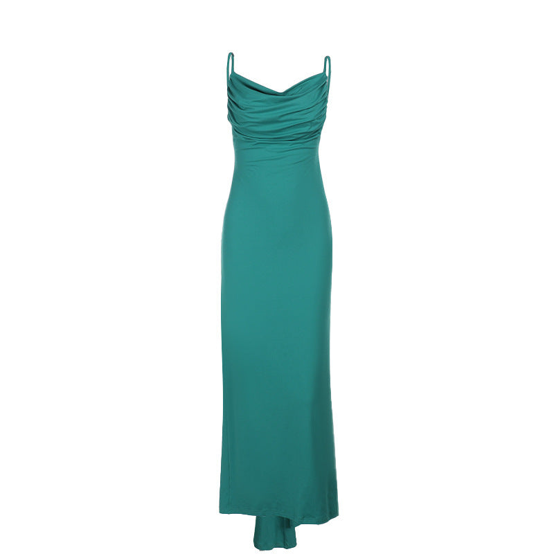 Pulse94 - langes Kleid mit betonung