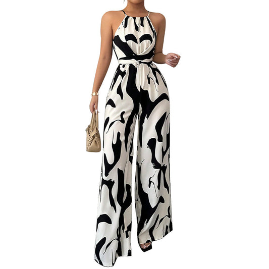 Pulse94 - eleganter Jumpsuit mit schwarzen Design