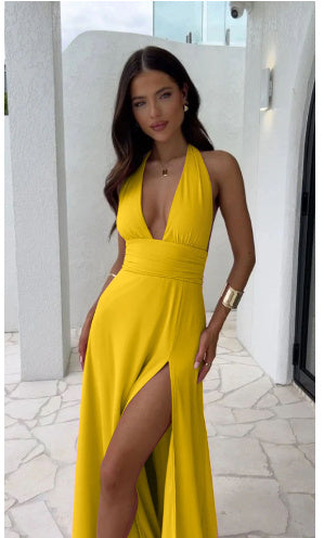Pulse94 - Sommerkleid mit V-Ausschnit